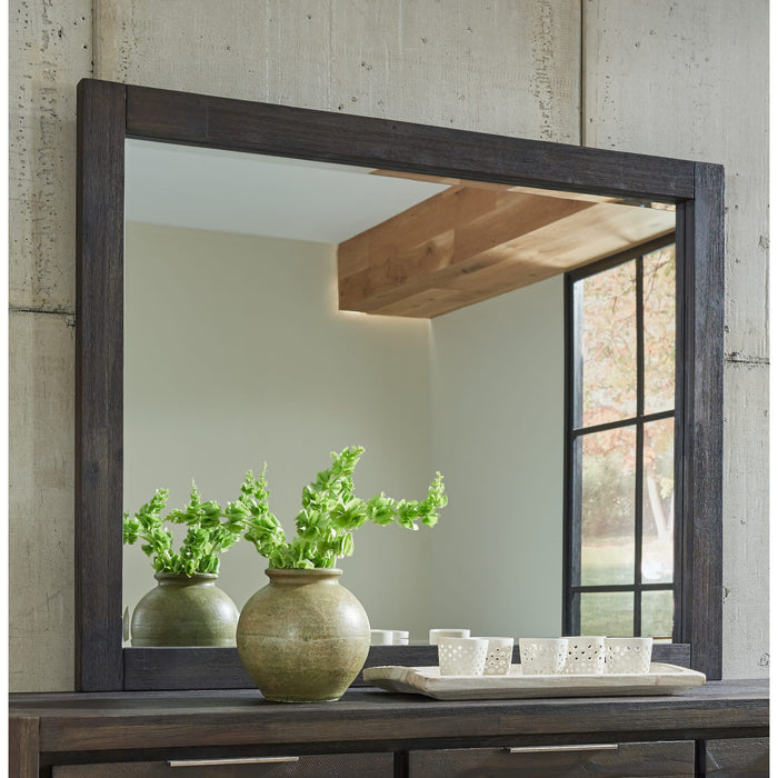 Modus Savanna Solid Wood Dresser Mirror in Coffee Bean Main Image