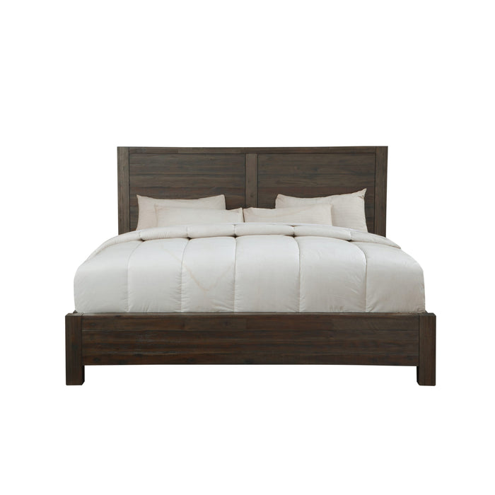 Modus Savanna Solid Wood Platform Bed in Coffee Bean Image 4