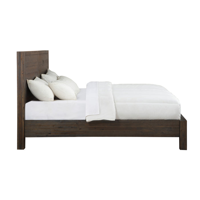 Modus Savanna Solid Wood Platform Bed in Coffee Bean Image 5