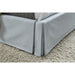 Modus Shelby Upholstered Skirted Panel Bed in Sky Image 2