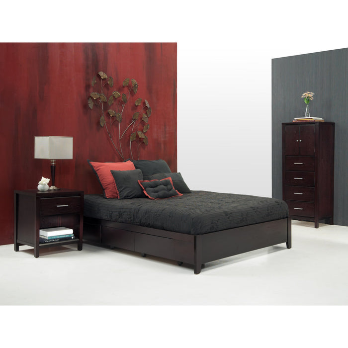 Modus Simple Wood Storage Bed in Espresso Image 5
