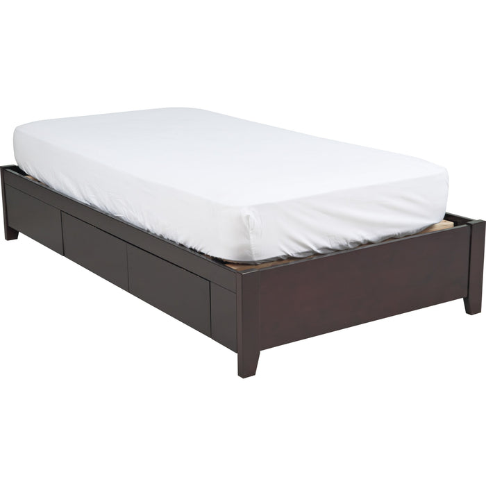 Modus Furniture Simple Wood Storage Bed in Espresso  SP23D  Image 10