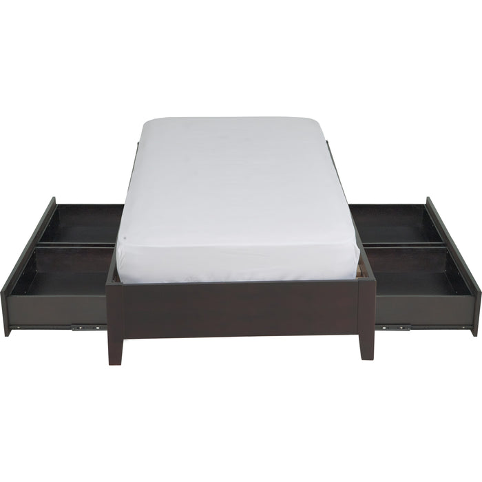 Modus Furniture Simple Wood Storage Bed in Espresso  SP23D  Image 11