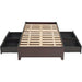 Modus Furniture Simple Wood Storage Bed in Espresso  SP23D  Image 13