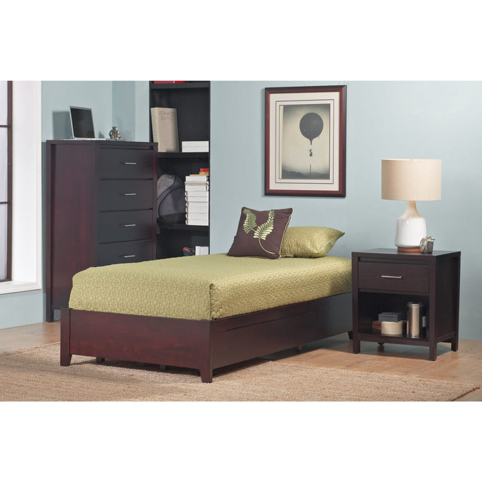Modus Furniture Simple Wood Storage Bed in Espresso  SP23D  Image 8
