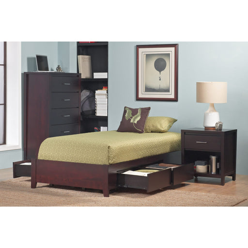 Modus Furniture Simple Wood Storage Bed in Espresso  SP23D  Image 9