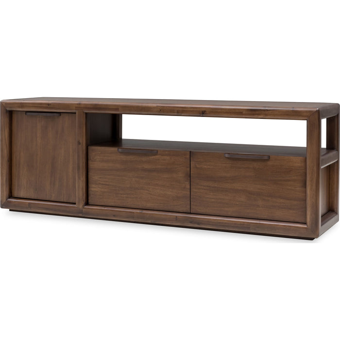 Modus Furniture Sol 74W Media Console  Br Spc 655450517952 NXLJ2674 Image 2
