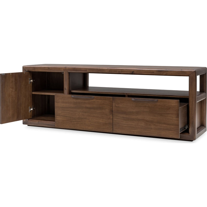 Modus Furniture Sol 74W Media Console  Br Spc 655450517952 NXLJ2674 Image 3