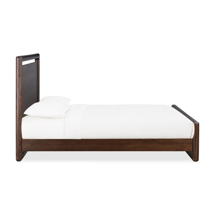Modus Sol Acacia Wood Platform Bed in Brown SpiceImage 3