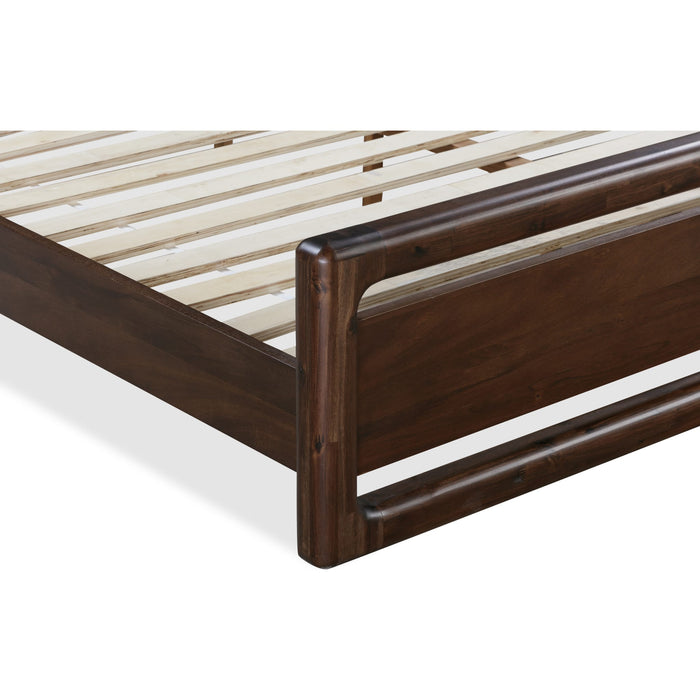 Modus Furniture Sol Acacia Wood Platform Bed in Brown Spice  NXLJH  Image 9