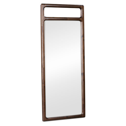 Modus Sol Beveled Glass Floor Mirror in Brown SpceImage 1