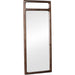 Modus Furniture Sol Beveled Glass Floor Mirror in Brown Spce 655450420535 NXLJ83FL Image 1