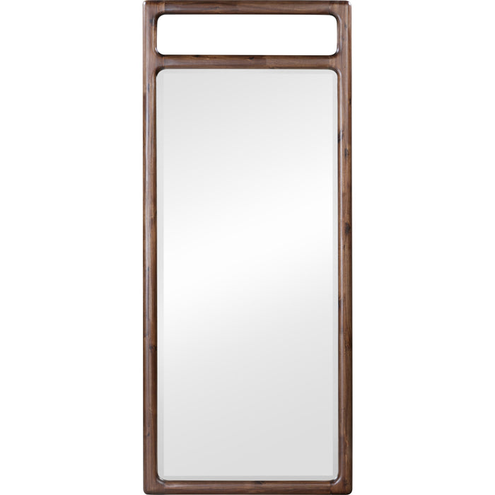 Modus Furniture Sol Beveled Glass Floor Mirror in Brown Spce 655450420535 NXLJ83FL Image 2