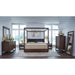 Modus Furniture Sol Beveled Glass Wall or Dresser Mirror in Brown Spice 655450420528 NXLJ83B Image 6