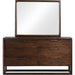 Modus Furniture Sol Six Drawer Acacia Wood Dresser in Brown Spice 655450420504 NXLJ82 Image 2