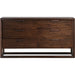 Modus Furniture Sol Six Drawer Acacia Wood Dresser in Brown Spice 655450420504 NXLJ82 Image 5