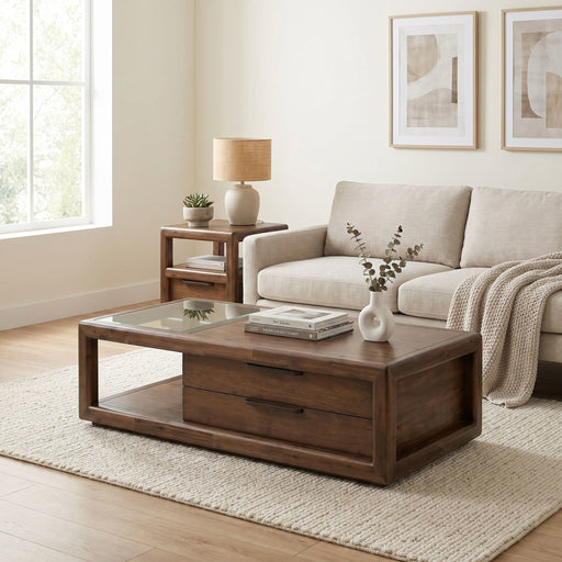 Modus Furniture Sol Strg Coffee Table  Br Spc 655450517976 NXLJ21 Main Image