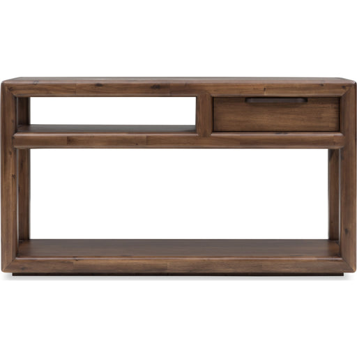 Modus Furniture Sol Strg Consl Table Br Spice 655450517990 NXLJ23 Main Image