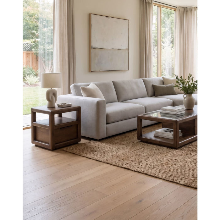Modus Furniture Sol Strg End Table  Brn Spice 655450517983 NXLJ22 Main Image