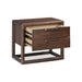 Modus Sol Two Drawer USB-Charging Nightstand in Brown SpiceImage 3