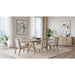 Modus Furniture Sumire Ash Wood Rectangular Extension Table in Ginger 655450446443 QETW61 Image 6