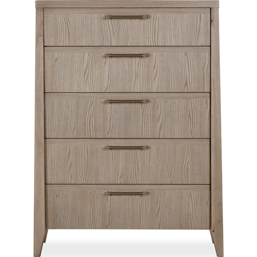 Modus Furniture Sumire Five Drawer Ash Wood Chest in Ginger 655450442407 QETW84 Image 1
