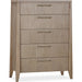 Modus Furniture Sumire Five Drawer Ash Wood Chest in Ginger 655450442407 QETW84 Image 3