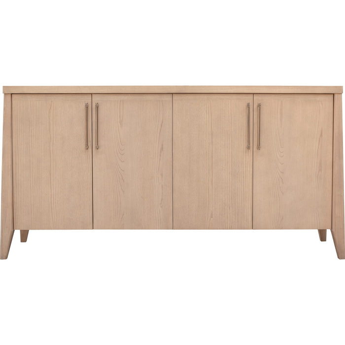 Modus Furniture Sumire Four Door Ash Wood Sideboard in Ginger 655450451898 QETW78 Image 1