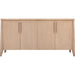 Modus Furniture Sumire Four Door Ash Wood Sideboard in Ginger 655450451898 QETW78 Image 1