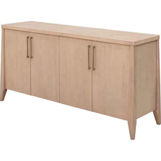Modus Furniture Sumire Four Door Ash Wood Sideboard in Ginger 655450451898 QETW78 Main Image