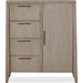 Modus Furniture Sumire Four Drawer One Door Ash Wood Chest in Ginger 655450442414 QETW85 Image 2