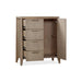 Modus Sumire Four Drawer One Door Ash Wood Chest in Ginger Image 2