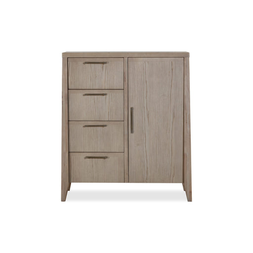 Modus Sumire Four Drawer One Door Ash Wood Chest in Ginger Main Image