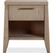 Modus Furniture Sumire One Drawer One Shelf Ash Wood Nightstand in Ginger 655450442353 QETW81 Image 2