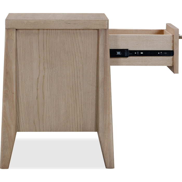 Modus Furniture Sumire One Drawer One Shelf Ash Wood Nightstand in Ginger 655450442353 QETW81 Image 5