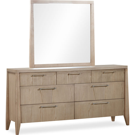 Modus Furniture Sumire Seven Drawer Ash Wood Dresser in Ginger 655450442384 QETW82 Image 1