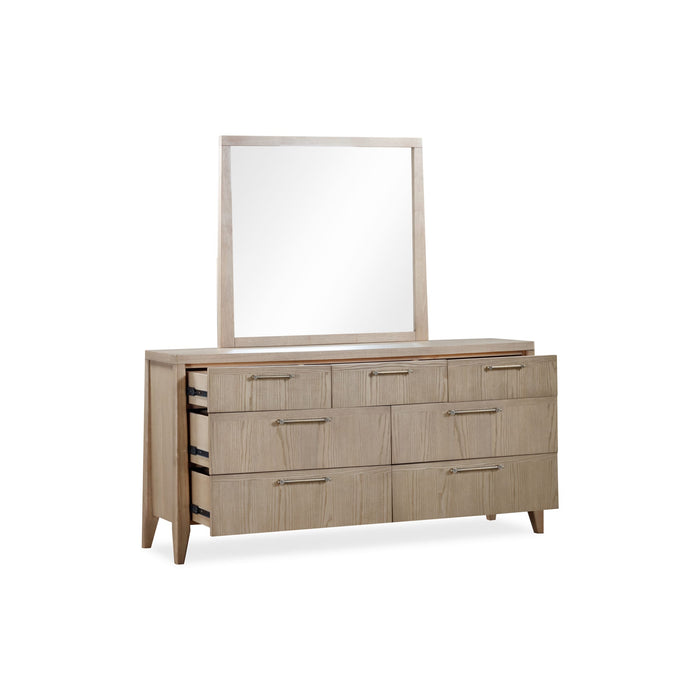 Modus Sumire Seven Drawer Ash Wood Dresser in Ginger Image 2