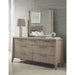 Modus Furniture Sumire Seven Drawer Ash Wood Dresser in Ginger 655450442384 QETW82 Image 3