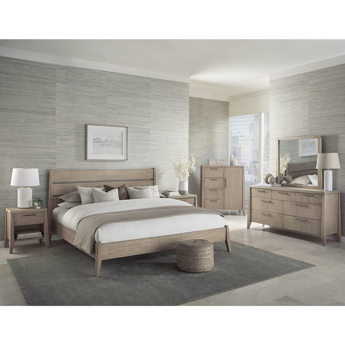 Modus Furniture Sumire Seven Drawer Ash Wood Dresser in Ginger 655450442384 QETW82 Image 4