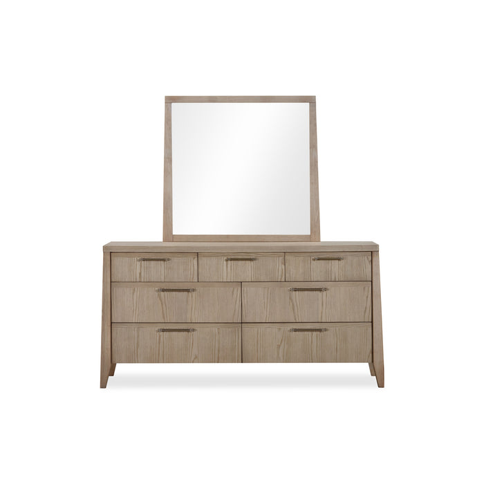 Modus Sumire Seven Drawer Ash Wood Dresser in Ginger Main Image