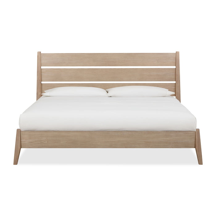 Modus Sumire Slatted Ash Wood Platform Bed in Ginger Image 2