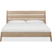 Modus Furniture Sumire Slatted Ash Wood Platform Bed in Ginger  QETWH  Image 2