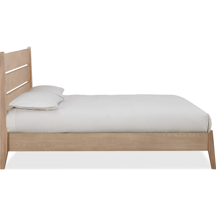 Modus Furniture Sumire Slatted Ash Wood Platform Bed in Ginger  QETWH  Image 3