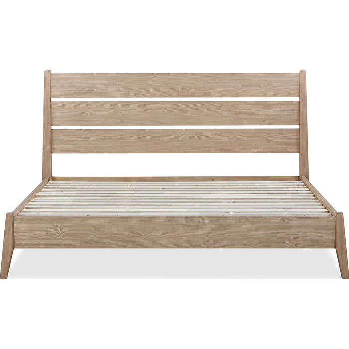 Modus Furniture Sumire Slatted Ash Wood Platform Bed in Ginger  QETWH  Image 4