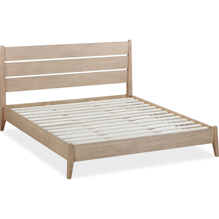 Modus Furniture Sumire Slatted Ash Wood Platform Bed in Ginger  QETWH  Image 5