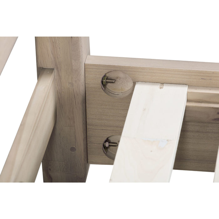 Modus Furniture Sumire Slatted Ash Wood Platform Bed in Ginger  QETWH  Image 7