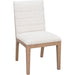 Modus Furniture Sumire Solid Wood Dining Chair in Ginger and Natural Linen 655450446474 QETW65 Image 1