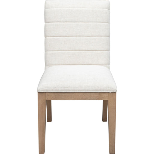 Modus Furniture Sumire Solid Wood Dining Chair in Ginger and Natural Linen 655450446474 QETW65 Image 2