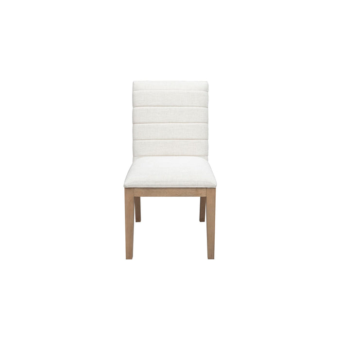 Modus Sumire Solid Wood Dining Chair in Ginger and Natural LinenMain Image