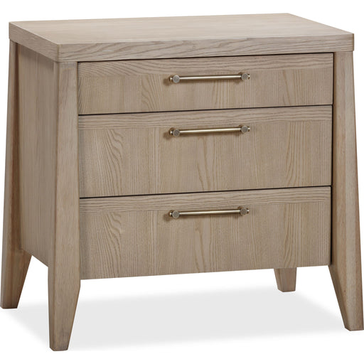 Modus Furniture Sumire Three Drawer Ash Wood Nightstand in Ginger 655450442377 QETW81C Image 1